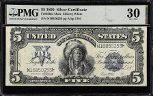 Fr. 280m. 1899 $5 Silver Certificate Mule Note. PMG Very Fine 30.

Back Plate 1181. Mule.

Estimate: $1250.00- $1750.00