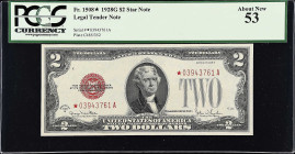 Fr. 1508*. 1928G $2 Legal Tender Star Note. PCGS Currency About New 53.

A replacement deuce from the 1928G series.

Estimate: $150.00- $250.00