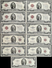 Lot of (11) 1928-63A $2 Legal Tender Notes. About Uncirculated to Choice Uncirculated.

One of the notes is a replacement. All are in ChCU condition...