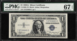 Fr. 1608. 1935A $1 Silver Certificate. PMG Superb Gem Uncirculated 67 EPQ.

Superb Gem.

Estimate: $80.00- $120.00
