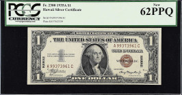 Fr. 2300. 1935A $1 Hawaii Emergency Note. PCGS Currency New 62 PPQ.

Better A-C block.

Estimate: $200.00- $300.00