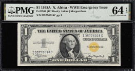Fr. 2306. 1935A $1 North Africa Emergency Note. PMG Choice Uncirculated 64 EPQ.

I-C block. Nearly Gem.

Estimate: $200.00- $300.00