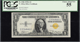 Fr. 2306. 1935A $1 North Africa Emergency Note. PCGS Currency Choice About New 55.

I-C Block.

Estimate: $80.00- $120.00
