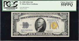 Fr. 2309. 1934A $10 North Africa Emergency Note. PCGS Currency Choice About New 55 PPQ.

B-A block.

Estimate: $125.00- $175.00