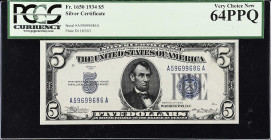 Lot of (4). Fr. 1650, 1800-1 & 1802-1. 1929 Ty. 1-1934 $5 & $20 Mixed Small Size. Fine to PCGS Currency Very Choice New 64 PPQ.

The three Connectic...