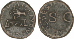 Empire
Cuadrante. 42 d.C. CLAUDIO. Anv.: TI. CLAVDIVS CAESAR AVG. P. N. R. Mano portando una balanza. Rev.: PON. M. TR. P. IMP. COS. DES. IT. S. C. 2...