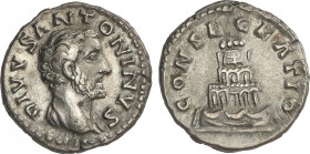 Empire
Denario. 161-180 d.C. ANTONINO PÍO. Anv.: DIVVS ANTONINVS. Cabeza descubierta de Antonino a derecha. Rev.: CONSECRATIO. Pira funeraria rematad...