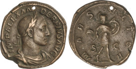 Empire
Sestercio. 231-235 d.C. ALEJANDRO SEVERO. Anv.: IMP. ALEXANDER PIVS AVG. Busto laureado a derecha. Rev.: MARS VLTOR. Marte en marcha a derecha...