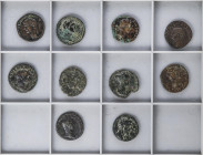 Empire
Lote 10 monedas As. VARIOS EMPERADORES. Todas diferentes. A EXAMINAR. BC a MBC.