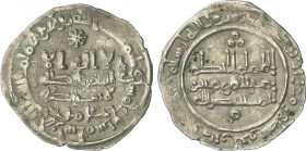 Caliphate
Dirham. 357H. AL-HAQEM II. MEDINA AZAHARA. Anv.: Citando Amir debajo. 1,92 grs. AR. V-458. MBC.