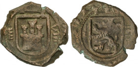 Philip III
8 Maravedís. 1618. SEGOVIA. 6,54 grs. AC-317. MBC.