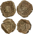 Philip IV
Lote 2 monedas 8 Maravedís. 1622, 1623. MADRID. 7,54 y 9,41 grs. AC-346 y 347. MBC.