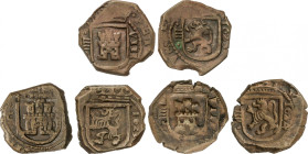 Philip IV
Lote 3 monedas 8 Maravedís. 1623(2), 1624. GRANADA (2), SEGOVIA. A EXAMINAR. AC-335, 379, 380. MBC- a MBC.