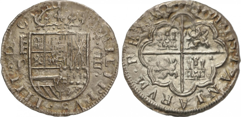 Philip IV
4 Reales. Fecha no visible. SEGOVIA. P. 9,66 grs. (Oxidaciones marina...