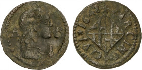 Reapers´ War
Ardit. 1648. BARCELONA. 1,44 grs. Busto de Luis XIV. AC-34. MBC+.