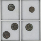 Charles III, Pretender
Lote 5 monedas Diner, Ardit (4). 1708, 1709. A EXAMINAR. BC+ a MBC.