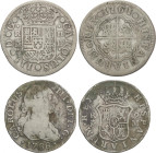 Charles III
Lote 2 monedas 2 Reales. 1761 y 1788. MADRID. J.P. y M. A EXAMINAR. AC-609, 640. BC+ a MBC.