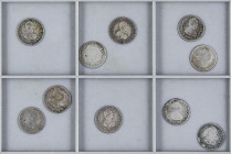 Charles IV
Lote 10 monedas 1/2 Real. 1789 a 1800. POTOSÍ. 1789 P.R. (muy escasa), 1792 P.R. (muy escasa), 1793 P.R., 1794 P.R., 1795 P.R., 1796 P.P.1...