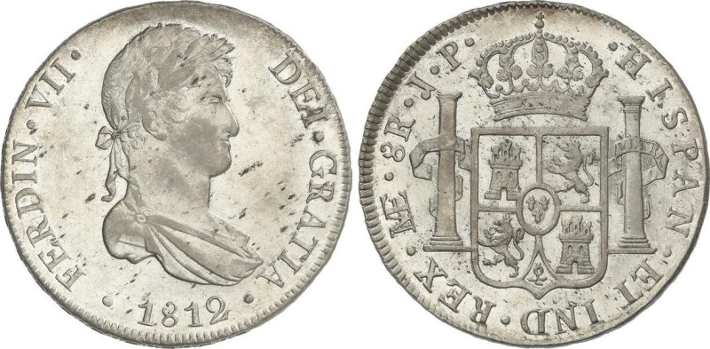 Ferdinand VII
8 Reales. 1812. LIMA. J.P. 26,85 grs. Pleno brillo original. (Mar...