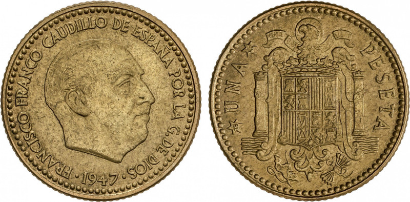 1 Peseta. 1947 (*19-48). EBC+.