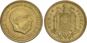 1 Peseta. 1947 (*19-60). EBC/EBC+.