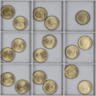 Lote 17 monedas 1 Peseta. 1953 (*19-56) y 1963 (*19-63) (*19-56 y 19-63). 9x 1953 y 8x 1963. EBC+ a SC.