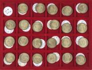 Lote 95 monedas 2, 50 Pesetas. 1953 (*19-54 y 56). 55x (*19-54) y 50x (*19-56). Unas 50 monedas en conservación SC. En pequeño archivador de bandejas....