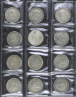 Lote 69 monedas 100 Pesetas. 1966 (*19-66, 67 y 68). 24x (*19-66), 9x (*19-67) y 36x (*19-68). En álbum. MBC+ a EBC.