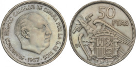 5 Pesetas. 1957. *BA. MBC+.