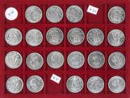 Lote 106 monedas 25 (65) y 50 Pesetas (41). 1957 (*65 a 75). La gran mayoria en conservación SC. Incluye: 65x 25 Pesetas de (*65) a (*75) destacan 4x ...