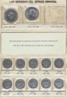 Lote álbum de monedas y 6 cartuchos. En álbum monedas de 5 Céntimos a 50 Pesetas, alrededor de 90 monedas. Los cartuchos de 50 Céntimos alredor de 50 ...