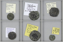 Lote 6 Cobres. REYES CATÓLICOS, FELIPE II, FELIPE III y GUERRA DELS SEGADORS. AE. Incluye un diner de Vic de la Guerra dels Segadors, una senyal de Ll...