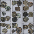 Lote 67 monedas Cobres. VARIOS REYES ÉPOCA DE LOS AUSTRIAS. AE. Gran mayoría maravedís resellados. A EXAMINAR. RC a MBC.