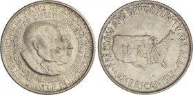 United States of America
1/2 Dollar. 1951. 12,36 grs. AR. Booker T. Washington y George Washington Carver. KM-200. EBC-.