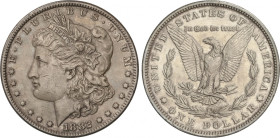 United States of America
1 Dollar. 1882. 26,59 grs. AR. Tipo Morgan. (Rayitas). KM-110. MBC+.