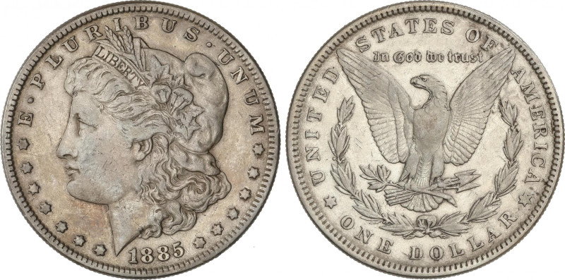 United States of America
1 Dollar. 1885. 26,53 grs. AR. Tipo Morgan. KM-110. MB...