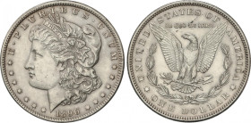 United States of America
1 Dollar. 1890. 26,71 grs. AR. Tipo Morgan. KM-110. EBC-.