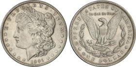 United States of America
1 Dollar. 1891. 26,71 grs. AR. Tipo Morgan. (Leves rayitas). KM-110. MBC+.