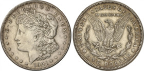 United States of America
1 Dollar. 1921-S. SAN FRANCISCO. 26,67 grs. AR. Tipo Morgan. (Rayitas). KM-110. EBC-/EBC.