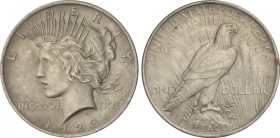United States of America
1 Dollar. 1923. 26,59 grs. AR. Tipo Peace. (Rayitas). KM-150. EBC.