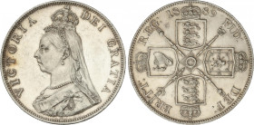 Great Britain
Double Florin. 1889. VICTORIA. 22,59 grs. AR. (Leves golpecitos). KM-763. EBC.