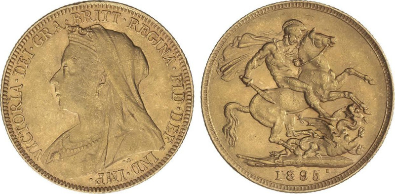Great Britain
Sovereign. 1895. VICTORIA. 7,95 grs. AU. (Leves rayitas). Fr-396;...