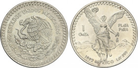 Mexico
1 Onza troy. 1992. 30,98 grs. AR. KM-494.3. EBC+.