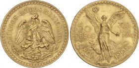 Mexico
50 Pesos. 1925. 41,59 grs. AU (900). Centenario Independencia. Fr-172; KM-481. EBC.