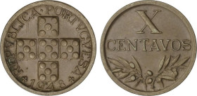 Portugal
10 Centavos. 1948. 1,98 grs. Br. KM-583. EBC.