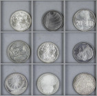Switzerland
Lote 38 monedas. Siglo XX. AR, Cuni. Contiene valores de 5 y 20 Francos. La mayoría diferentes. A EXAMINAR. EBC+ a PROOF.