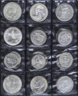 Lote 61 monedas. Siglo XIX-XX. DIFERENTES PASÍSES DEL MUNDO. AR, Cuni, Al. Diferentes tamaños. Destaca 1 Piastra de la Indochina francesa de 1921, 1 R...