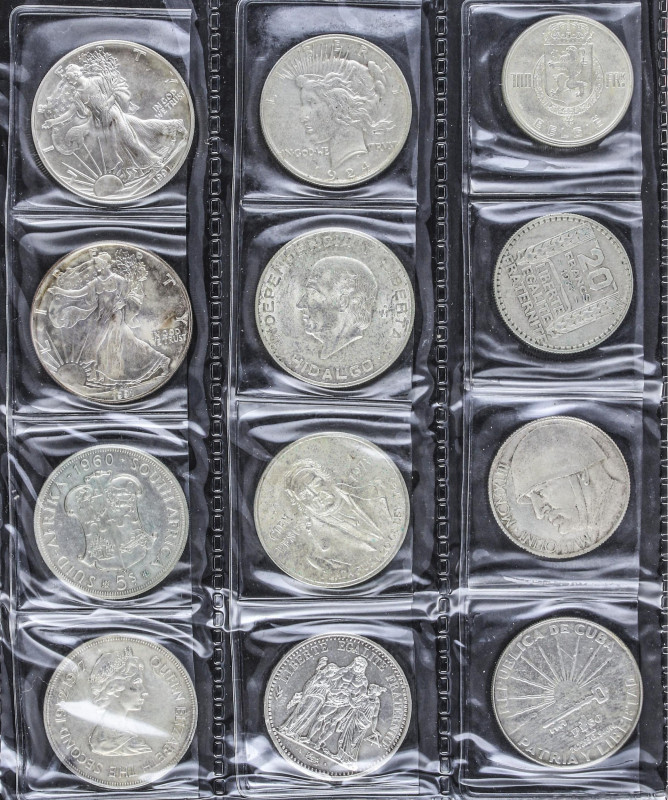 Lote 89 monedas. Siglo XX. USA, CUBA, México, etc…. Ni, AR. Algunos tipo duro. D...