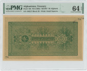 Afghanistan 50 Afghanis 1928 SH 1307 (ND) PMG 64EPQ Choice UNC
P# 10b, N# 216056; # 35 108217