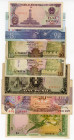 Asia Lot of 10 Banknotes 20 -th
India, Vietnam, Cambodia, Philipines, Korea; VF-UNC